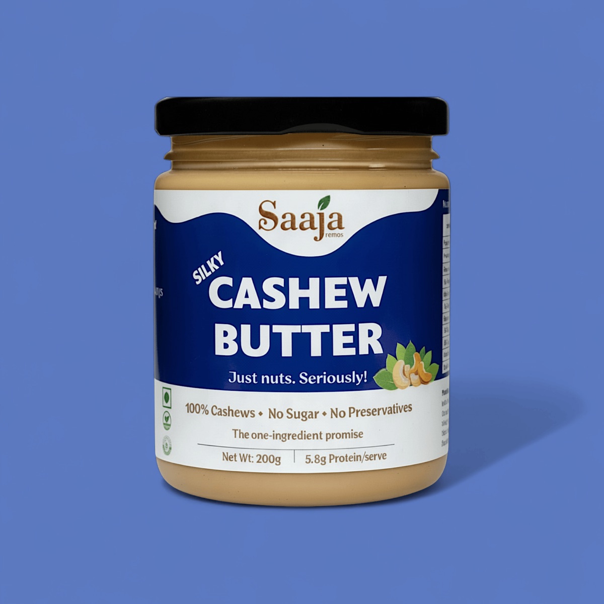 Saaja silky cashew butter, 200 g